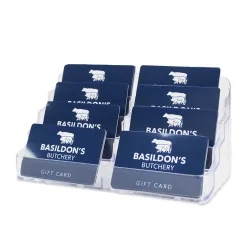 8 Compartment Gift Card Display