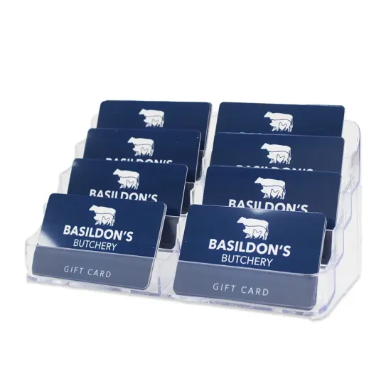8 Compartment Gift Card Display