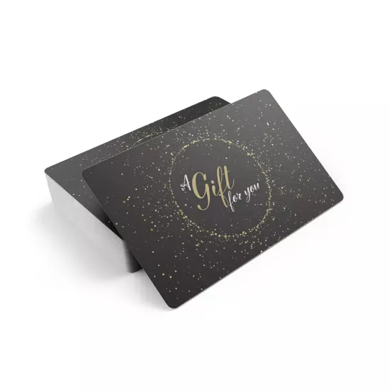 Gold Sparkle Gift Cards (Pre-Printed)