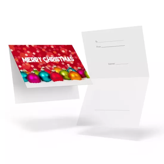 Christmas Baubles Gift Card Holders (Pack of 100) 