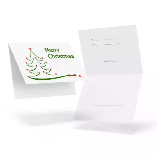 Christmas Tree Gift Card Holders (Pack of 100)