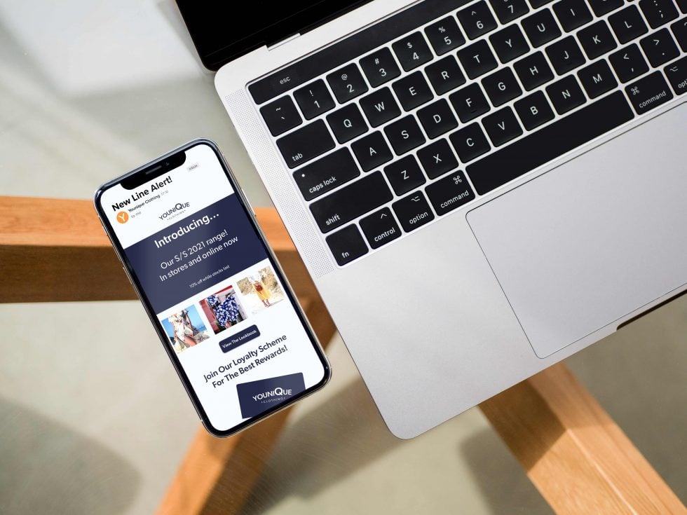 Email marketing on phone