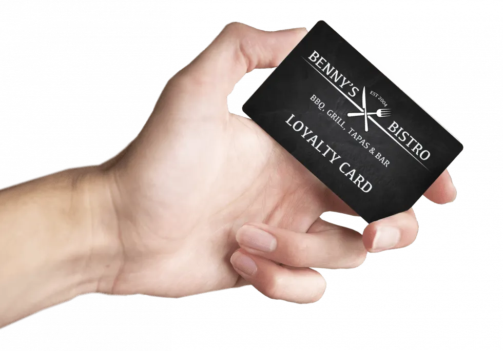 Restaurant loyalty card