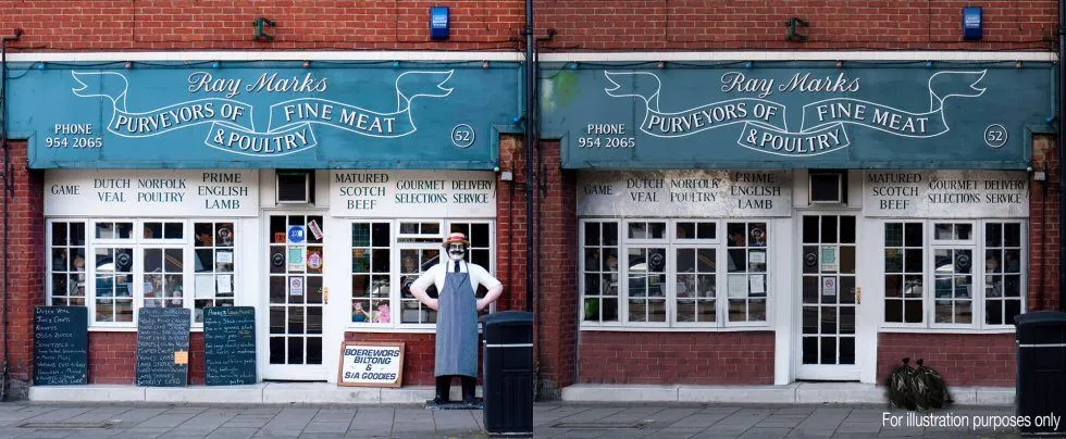Store front comparison